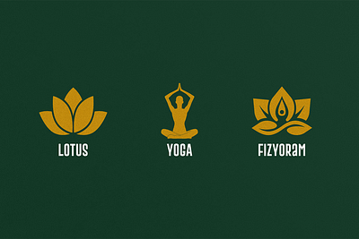 Fizyoram Brand Design brand identity branding design graphic design logo lotus yoga