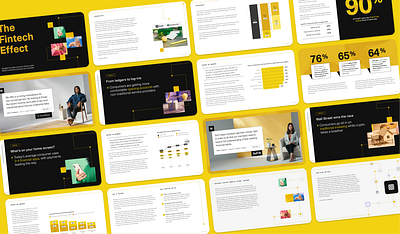 Fintech Effect: Report branding collateral data viz design finance fintech graphic design plaid report