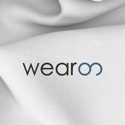 Wearon Logo 3d brand branding card clean clothing graphic design illustration logo vector