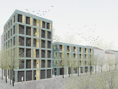 Architectural Collages (Exterior) architectural visualization architecture architecture illustration collage illustration