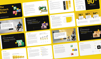 Fintech Effect Report fintech graphic design inforgraphics layout pdf report