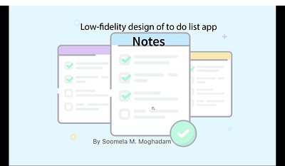 Case study of To-Do app redesign NOTES app design typography ui ux web website