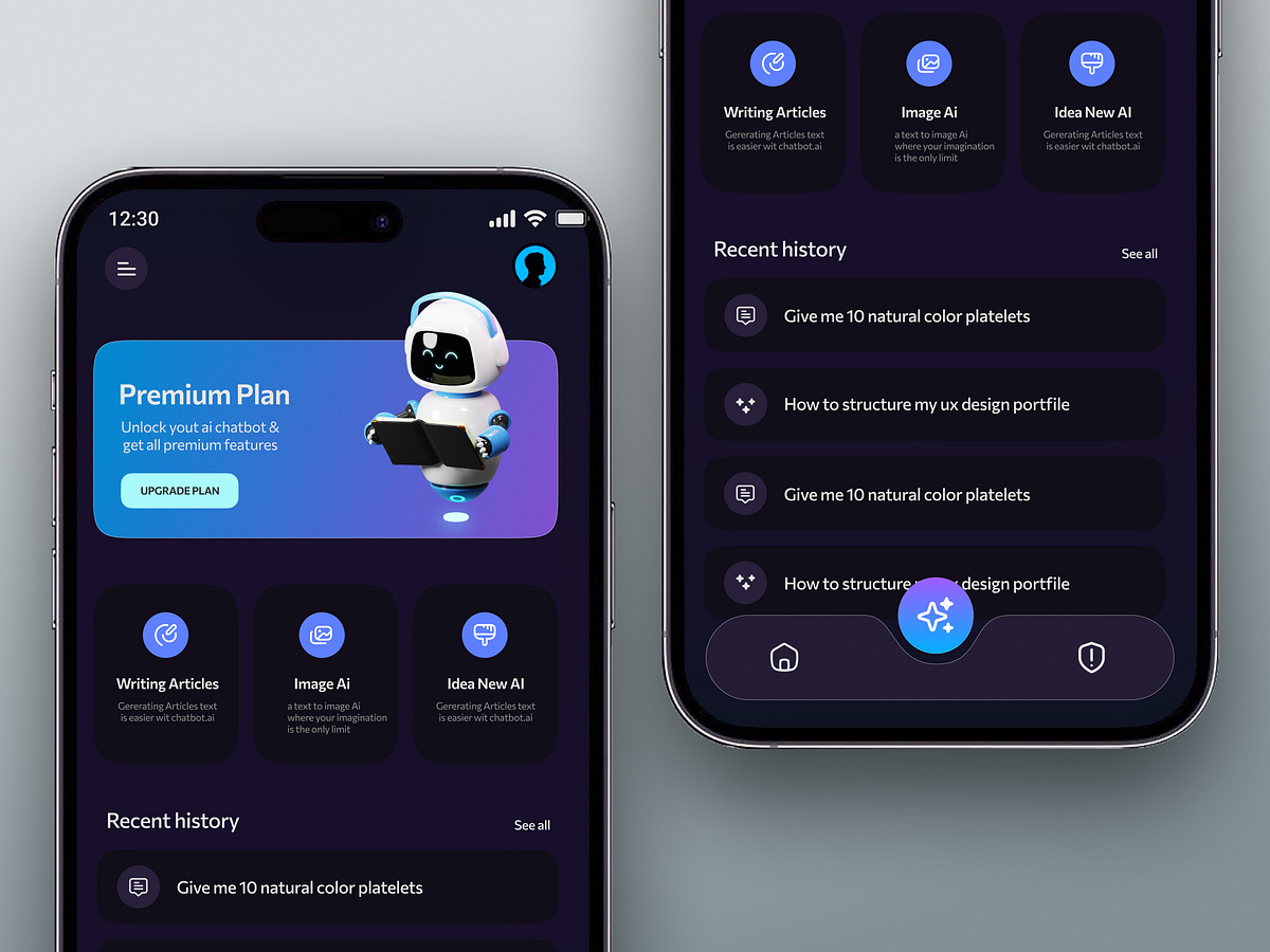 Ai Chatbot designs, themes, templates and downloadable graphic elements ...
