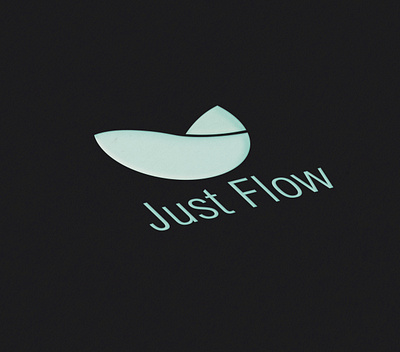 Just Flow logo design 2d branding graphic design illustrator logo