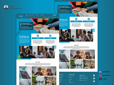 Social networking website design figma graphic design ngo social social networking website ui ux website design