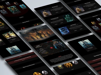 Pirates of the Caribbean Blog UI landing page blog landing page figma landing page ui ui landing page ui ux