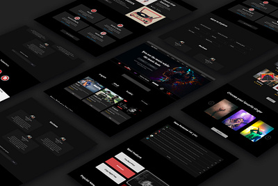 Music Ui landing page design landing page music landing page music ui landing page ui ui ux