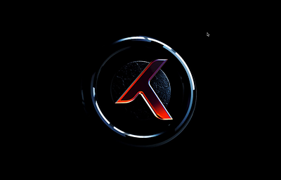 Logo rework 3d animation glass interaction logo spline