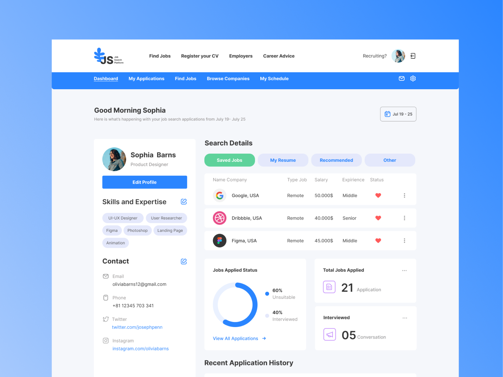 resume-and-user-profile-by-kateryna-burych-on-dribbble