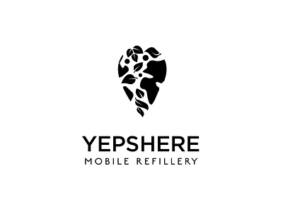 YepsHere bi design brand identity branding eco eco friendly graphic design identity design logo logo design refill refillery sustainability sustainable