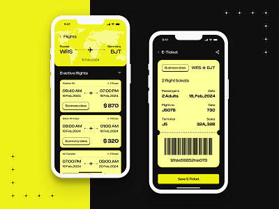 Air Ticket Booking App Design air air ticket air ticket booking app app design branding design mobile app mobile app design product design ui ui design ui ux user experience ux ux ui design yellow