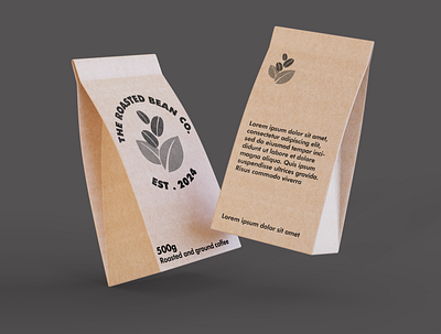 Coffee bag concept design aesthetic branding coffee design illustrator logo photoshop product concept vector