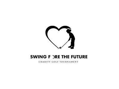 The News Forum bi design brand identity branding charity charity golf golf golf ball golf tournament graphic design heart identity design logo logo design tournament