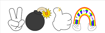 Twitch & Discord Emotes adobe colorful design discord emoji emote emotes illustration illustrator twitch web3