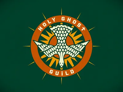 Holy Ghost Guild catholic church cross dove farming guild holy ghost holy spirit homestead peace sun