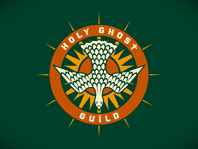 Holy Ghost Guild catholic church cross dove farming guild holy ghost holy spirit homestead peace sun