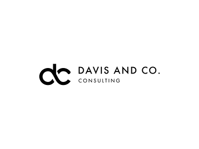 Davis & Co. Consulting bi design brand identity branding consulting graphic design identity design infinity infinity symbol letter logo logo logo design