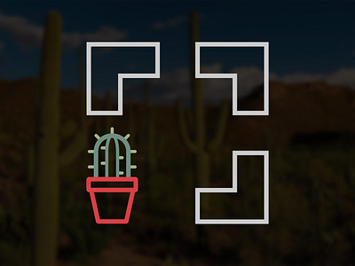 Cactus Corner Club cactus logo