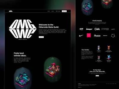 NFT Homepage for Otherside Meta Guild