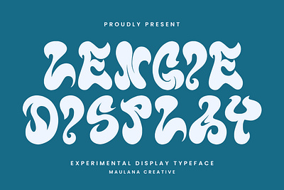 Lengie Experimental Display Font awesome font branding experimental experimental font font fonts graphic design logo