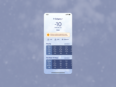 Weather App UI ui