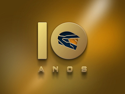 Halo Project Brasil logo design 10 years branding logo