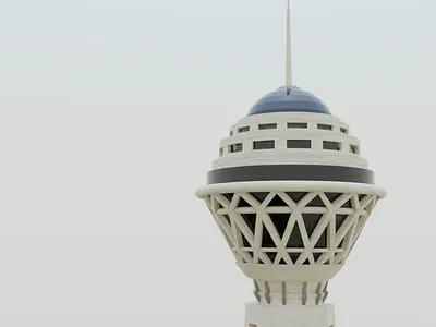 3D Milad Tower 3d 3dmodeling blender design tower