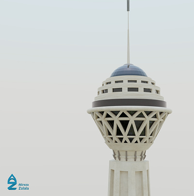 3D Milad Tower 3d 3dmodeling blender design tower
