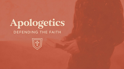 Apologetics: Defending the Faith church media graphic design logo