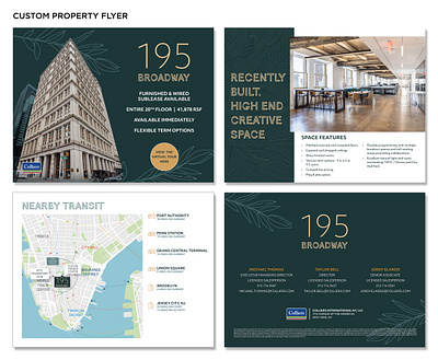 Commercial Property Flyer graphic design real estate