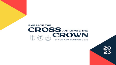 Synod Convention 2023 branding events graphic design logo