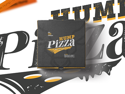 Logo Hump Pizza branding design graphic design logo typography