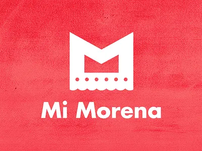 Mi Morena restaurant brand identity branding colorful design logo mexican