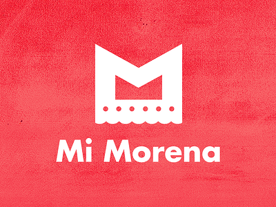 Mi Morena restaurant brand identity branding colorful design logo mexican