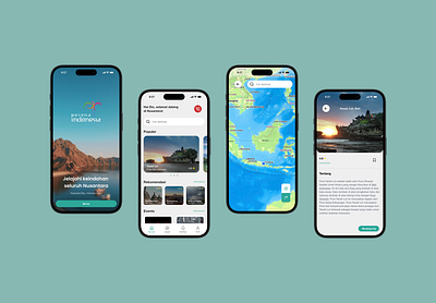 Nusantara - Travel Service Mobile App designer graphic design mobile mobileapp travelapp ui uiuxdesign