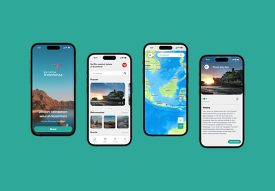 "Nusantara" Travel App designer graphic design mobile mobileapp travelapp ui uiuxdesign