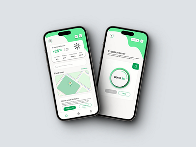 Irrigation app design | UI/UX app app design avocado irrigation irrigation app logo ui ux web design