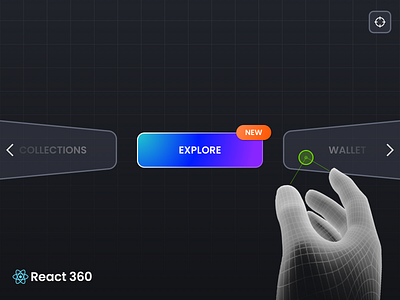 VR React 360 design product design react 360 ui vr
