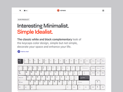 Keymax - Keyboard Landing Page ecommerce elementor keyboard landing online page shop shopify template theme ui webflow website wordpress