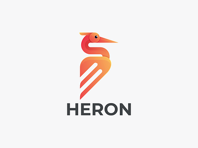 HERON animal coloring bird coloring bird logo branding graphic design heron heron coloring heron design graphic heron icon logo