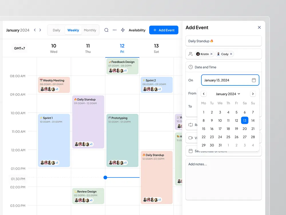 Browse thousands of Date And Time UI images for design inspiration ...