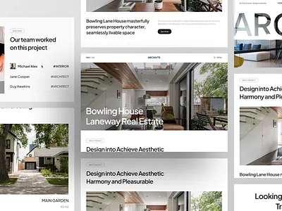 Agency Website Design agency agency pages architect architecture agency clean company company profile design agency interface landing page product design real estate ui ux web web agency
