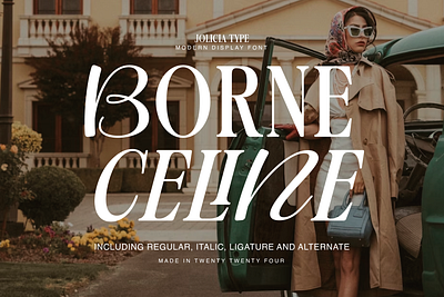 Borne Celine | Modern Display Font | Free To Try Font font pairing fonts handwriting free font