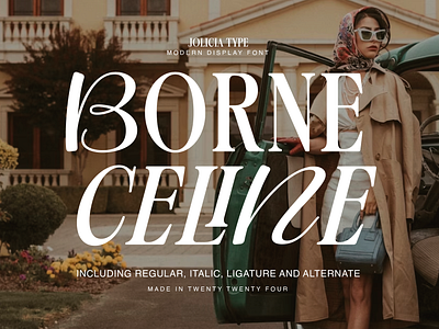 Borne Celine | Modern Display Font | Free To Try Font font pairing fonts handwriting free font