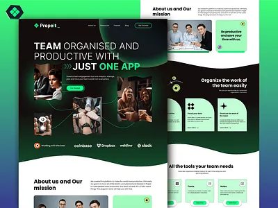 Web Design: Websites Landing Page adobe xd app design branding design figma graphic design landing page landing page design propeit web design