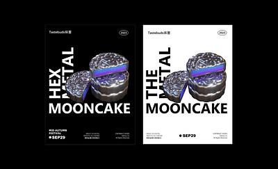 Metal Mooncake 3d art blender branding c4d chrome creative design graphic design mooncake visual design