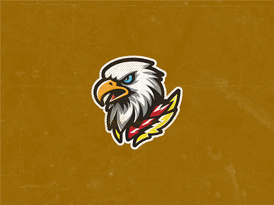 Eagle Thunderbolt boltedavian eagle eagle thunderbolt graphic design illustration eagle logo skythunderglyph thunderbot thunderflightdesign ui voltvanguard