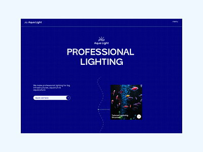 Aqua Light - LANDING PAGE blue branding design figma graphic design landing page logo ui
