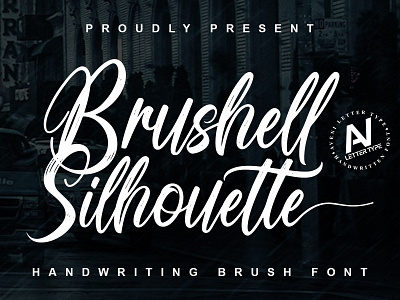 Brushell Silhouette | Handwriting branding calligraphy design fonts display font display typeface font font awesome fonts freebie graphic design handwriting font handwritten lettering logo marker script type design typeface wedding font whimsical