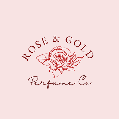 Rose & Gold Brand Logo branding graphic design logo